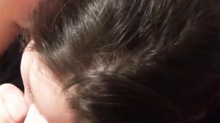 EU dark hair beauty offer oral sex