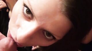 EU dark hair beauty offer oral sex