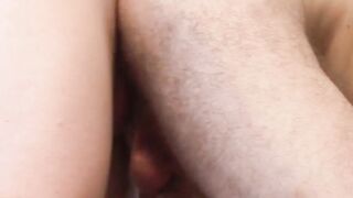Homosexual amateur anal sex with unshaved slender lovers