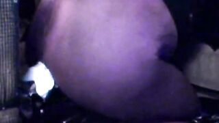 BBW mom Ashley's anal solo in pantyhose