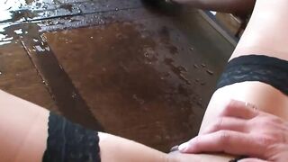 Big titted sub gets punished