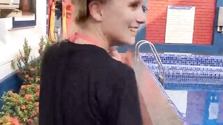 Blonde Lolipop Gets Soak - Lolipop Mark Pirson two