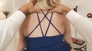 Kenzie Madison wears beauty panties to boned her fan