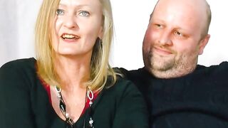 Older woman and 18 yo have three-way at casting