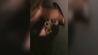 Girl's Glory Hole Blowjob - Amateur Couple's Adventure