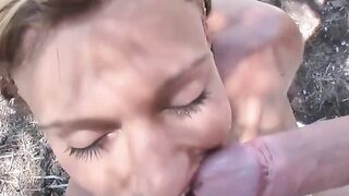 BEACH BOMB Just Married! MINDBLOWING Outdoor Threesome with TEENAGE WET DREAM