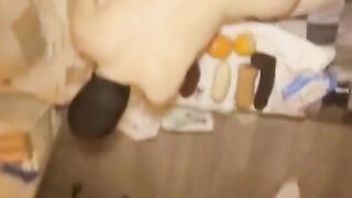 Fisting Fun with My Big Dildo