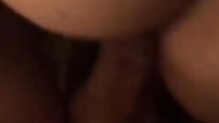 Amateur Asian Cutie's Creamy Pussy Fucked in Doggy Style