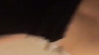 Amateur Asian Cutie's Creamy Pussy Fucked in Doggy Style