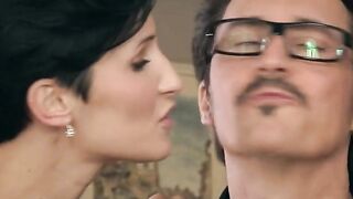Businessman orders 3 hookers for sex