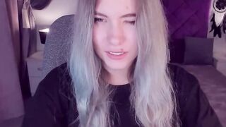 Busty Ukrainian teen flashes pussy