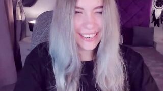 Busty Ukrainian teen flashes pussy