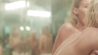 Big natural tits babe model posed naked