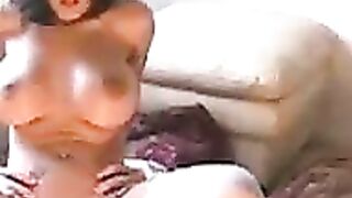Beautiful Woman Fucking Doggy Style And Sits On Cock