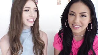 NYMPHO Sharing Myra Moans and Bianca Bangs