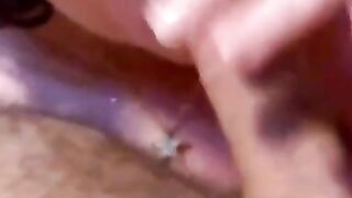 Close-Up Amateur Blowjob with a Big Cock