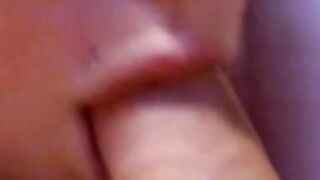 Close-Up Amateur Blowjob with a Big Cock