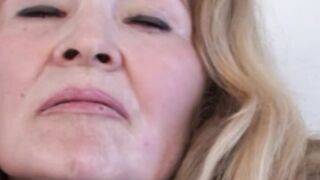 Busty MILF And Mature Lesbian Strapon Action - OLDNANNY