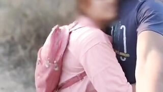 Desi Village School Girlfriend With Boyfriend Jungle OutDoor Sex