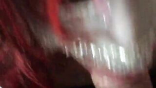 Crossdresser CD Claudia Gives Blowjob to Older Man 2