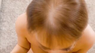 Busty milf deepthroating stepbro in law