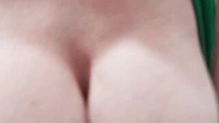 Busty blonde Angel Wave sucks a dick before passionate titty fuck