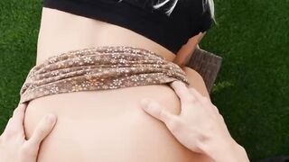 Blonde teen Krissy Knight is so wet from having a fat dick inside her