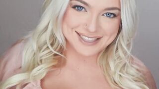 Big ass blonde Alexis Kay is so wet from riding a massive cock