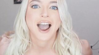 Big ass blonde Alexis Kay is so wet from riding a massive cock