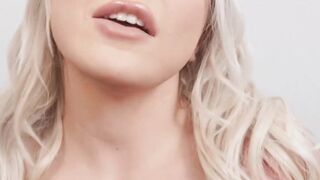 Big ass blonde Alexis Kay is so wet from riding a massive cock