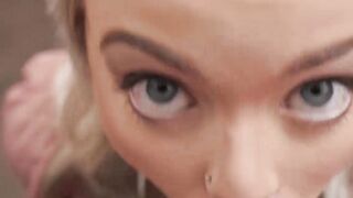 Big ass blonde Alexis Kay is so wet from riding a massive cock