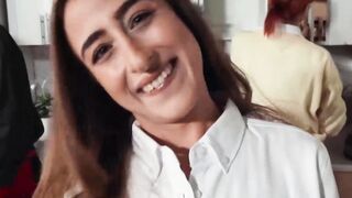 Naughty Scarlett Page fucked publicly while filming a cooking show