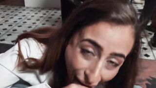 Naughty Scarlett Page fucked publicly while filming a cooking show