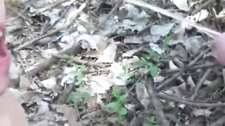 Stieftochter heimlich im Wald gefickt