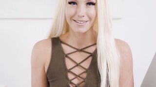 Tattooed blonde teenager Slay Savage fucked hard missionary