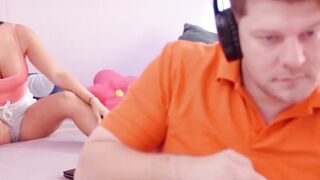 Italian babe Megan Fiore craves cock so she seduces her stepbro into fucking her