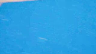 Busty blonde Ellie Tay is fucked in a public POV situation nearly getting caught