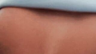 Busty blonde Ellie Tay is fucked in a public POV situation nearly getting caught
