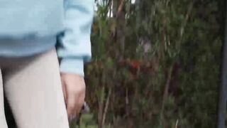 Busty blonde Ellie Tay is fucked in a public POV situation nearly getting caught
