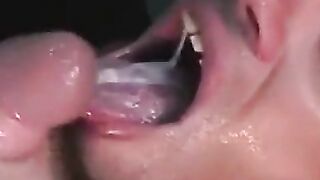 Cum Tribute: Blowjob by Amateur Man