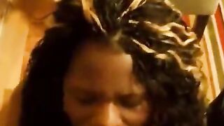 Amateur Interracial Blowjob and Facial