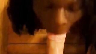 Amateur Interracial Blowjob and Facial