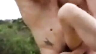 Bareback Outdoor Sex with Amateur Chinese Twinks 2