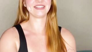 Public Facial for a Redhead Amateur Babe at the Bar!
