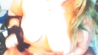 BBW amateur Latin babe anal masturbate