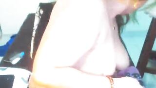 BBW amateur Latin babe anal masturbate