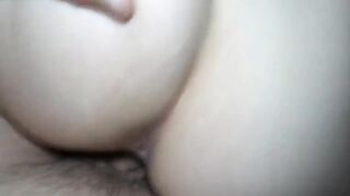 Squirting neighbor loves riding my cock and blowing me POV