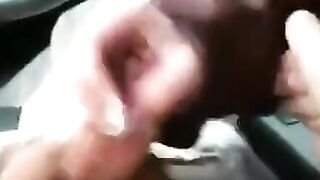 Russian Amateur Gives Blowjob in a Car During Lunch Break