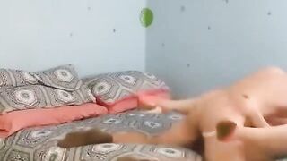 Nachbarin zum Ficken im Zimmer getroffen