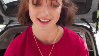 Teen Shrooms Q bounces off my cock so hard while fucking her